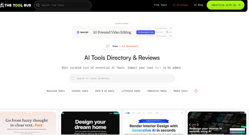 Explore "The Tool Bus" Directory with SubmitPro: Your Complete Guide to ...